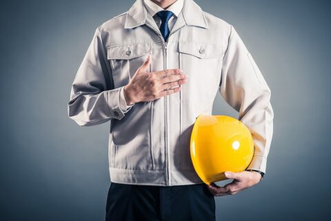 黄色ヘルメット