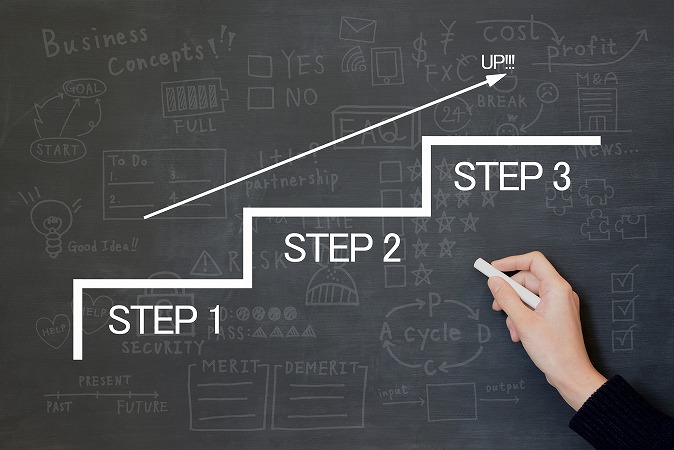 黒背景に白いチョーク