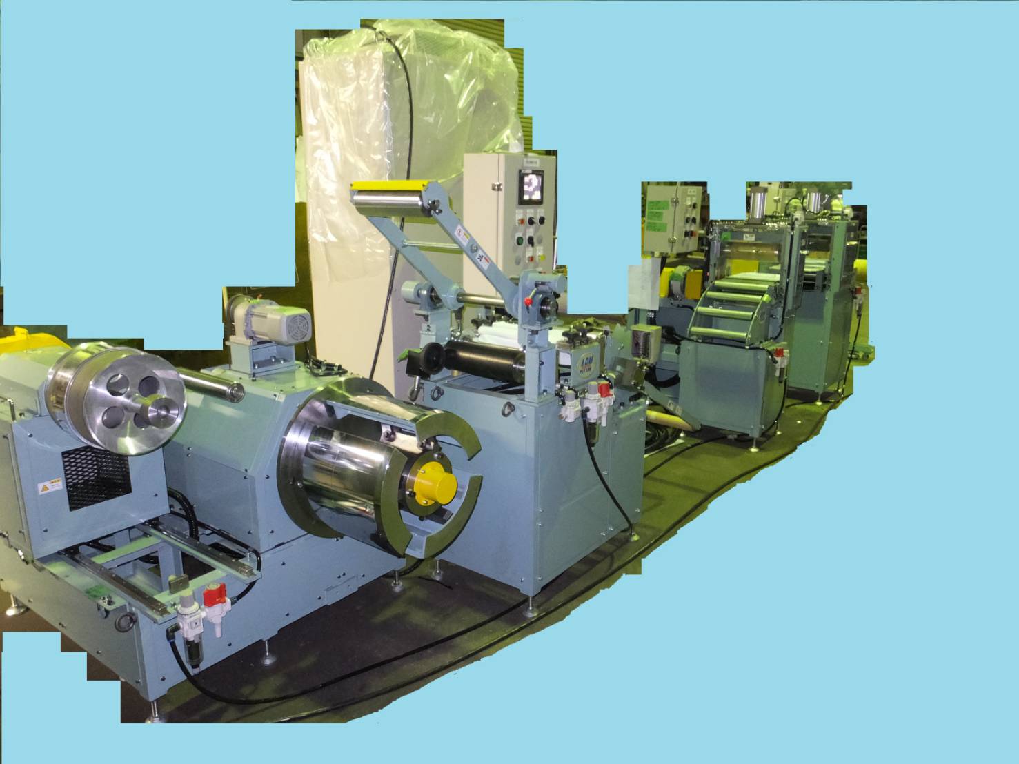 連続無酸化C型焼鈍炉前後装置